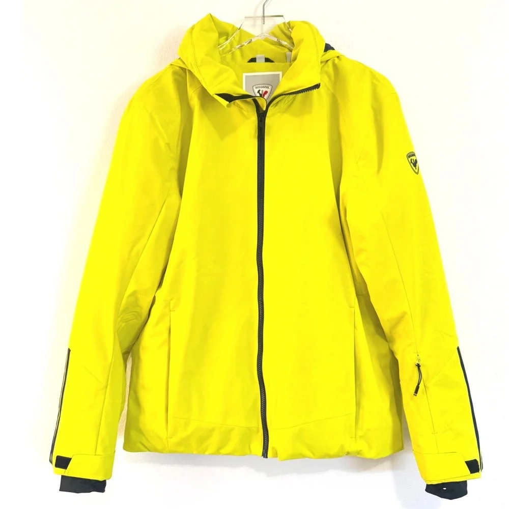 Rossignol Men's Strawpile Insulated Hooded Ski & Snowboard Jacket - Yellow